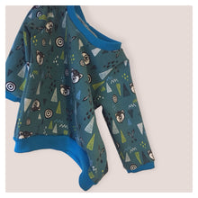 Load image into Gallery viewer, Teal Bears & Arrows Baby & Children's Lightweight Jumper • MADE TO ORDER • Kids Jumper •