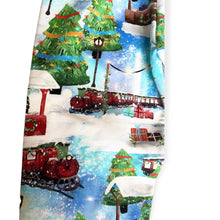 Load image into Gallery viewer, Christmas Trains Baby & Children's Lightweight Joggers • READY to SHIP • 3-4 Years • Kids •