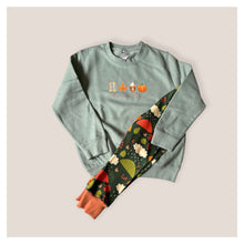 Load image into Gallery viewer, Green Autumn Rainy Days Baby & Children's Leggings • ORGANIC • READY TO SHIP •Kids • 18-24 Months •