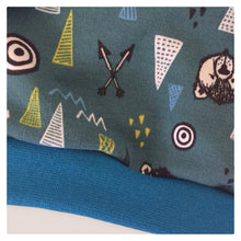 Load image into Gallery viewer, Teal Bears & Arrows Baby & Children's Lightweight Jumper • MADE TO ORDER • Kids Jumper •