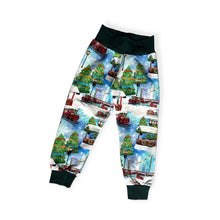 Load image into Gallery viewer, Christmas Trains Baby & Children's Lightweight Joggers • READY to SHIP • 3-4 Years • Kids •