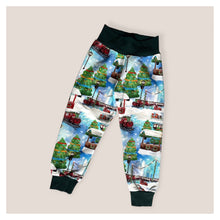 Load image into Gallery viewer, Christmas Trains Baby & Children's Lightweight Joggers • READY to SHIP • 3-4 Years • Kids •