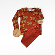 Load image into Gallery viewer, Rusty Red Baby & Children's Leggings • ORGANIC • READY TO SHIP • Kids • 18-24 Months •