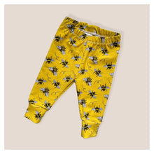 Load image into Gallery viewer, Yellow Bees Baby & Children's Organic Leggings • READY TO SHIP • Kids Leggings •
