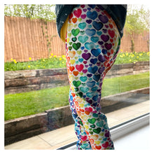Load image into Gallery viewer, Rainbow Heart Baby & Child Leggings • READY TO SHIP • Kids •
