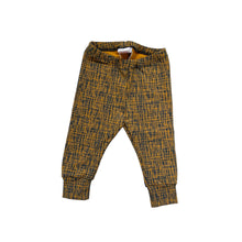 Load image into Gallery viewer, Mustard & Navy Baby & Childrens Criss Cross Leggings • Kids • READY TO SHIP •