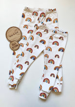Load image into Gallery viewer, Autumn Rainbows Baby & Children's Leggings • ORGANIC • MADE TO ORDER • Kids Leggings •