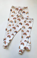 Load image into Gallery viewer, Autumn Rainbows Baby & Children's Leggings • ORGANIC • MADE TO ORDER • Kids Leggings •