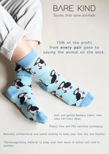 Load image into Gallery viewer, Save The Foxes Bamboo Socks for Kids • READY TO SHIP •