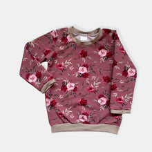 Load image into Gallery viewer, Pink Roses Baby & Children's Jumper • MADE TO ORDER • Kids Jumper •