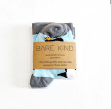 Load image into Gallery viewer, Save The Penguins Bamboo Socks for Kids • READY TO SHIP •