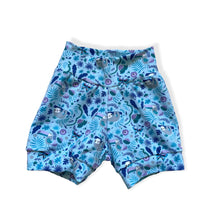 Load image into Gallery viewer, Blue Sloths Baby & Children's Cuffed Shorts • READY TO SHIP • Kids Shorts •