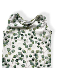 Load image into Gallery viewer, Eucalyptus Shortie Baby & Children's Romper • ORGANIC • Made To Order • Kids Romper •