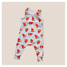 Load image into Gallery viewer, White Watermelons Baby & Children's Romper • MADE TO ORDER • Kids Romper •