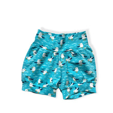 Load image into Gallery viewer, Blue Seagulls Baby & Children's Cuffed Shorts • READY TO SHIP • 3-6 Months •
