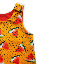 Load image into Gallery viewer, Orange Watermelons Baby & Children's Romper • MADE TO ORDER • Kids Romper •