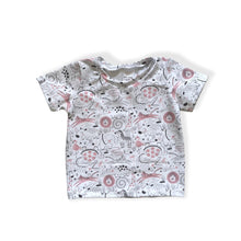 Load image into Gallery viewer, Pink Safari Animals T-Shirt • MADE TO ORDER •