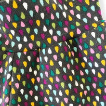 Load image into Gallery viewer, Grey Rainbow Drops Baby & Children's Cuffed Trousers • READY to SHIP • Kids •