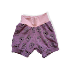 Load image into Gallery viewer, Purple Lions Baby & Children's Cuffed Shorts • READY TO SHIP • 18-24 Months • Kids Shorts •