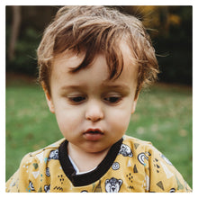 Load image into Gallery viewer, Mustard Bears & Arrows Baby & Children's Lightweight Jumper • MADE TO ORDER • Kids Jumper •
