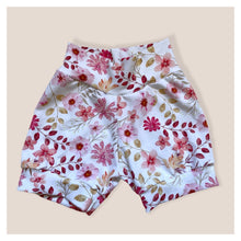 Load image into Gallery viewer, Pink Floral Baby & Children's Cuffed Shorts • READY TO SHIP •