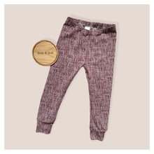 Load image into Gallery viewer, Red Criss Cross Baby & Children's Leggings • MADE TO ORDER • Kids Leggings •