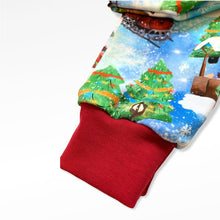 Load image into Gallery viewer, Christmas Trains Baby & Children's Lightweight Joggers • MADE TO ORDER • Kids Joggers •