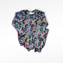 Load image into Gallery viewer, Space Rockets Baby & Children's Cuffed Top • MADE TO ORDER •