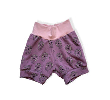 Load image into Gallery viewer, Purple Lions Baby & Children's Cuffed Shorts • READY TO SHIP • 18-24 Months • Kids Shorts •