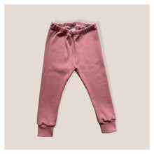 Load image into Gallery viewer, Dusty Pink Ribbed Baby & Children's Leggings • MADE TO ORDER • Kids Leggings •