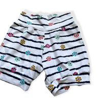 Load image into Gallery viewer, Blue Daisy Baby & Children's Cuffed Shorts • READY TO SHIP • Kids • 3-4 Years •