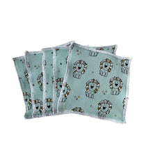 Load image into Gallery viewer, Reusable Wipes • Green Lions • READY TO SHIP • Baby & Children's • Kids •