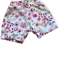 Load image into Gallery viewer, Pink Floral Baby & Children's Cuffed Shorts • READY TO SHIP •