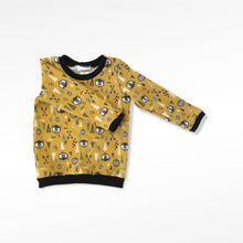 Load image into Gallery viewer, Mustard Bears & Arrows Baby & Children's Lightweight Jumper • MADE TO ORDER • Kids Jumper •