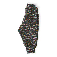 Load image into Gallery viewer, Grey Rainbow Drops Baby & Children's Cuffed Trousers • READY to SHIP • Kids •