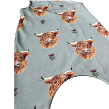 Load image into Gallery viewer, Highland Cow Baby & Children's Romper • READY TO SHIP • Kids Romper •