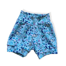 Load image into Gallery viewer, Blue Sloths Baby & Children's Cuffed Shorts • READY TO SHIP • Kids Shorts •