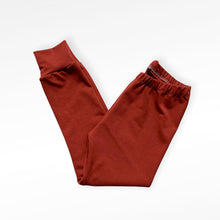 Load image into Gallery viewer, Rusty Red Baby & Children's Leggings • ORGANIC • MADE TO ORDER • Kids •