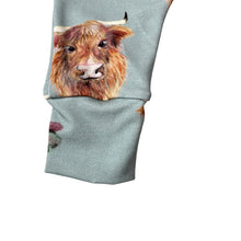 Load image into Gallery viewer, Highland Cow Baby & Children's Romper • READY TO SHIP • Kids Romper •