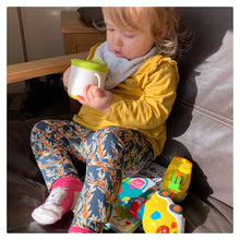 Load image into Gallery viewer, Orange Berry Leggings • ORGANIC • MADE TO ORDER •