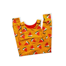 Load image into Gallery viewer, Orange Watermelons Baby & Children's Romper • MADE TO ORDER • Kids Romper •