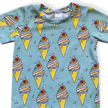 Load image into Gallery viewer, Blue Ice Creams Baby & Children's T-Shirt • Organic • READY TO SHIP •
