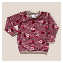 Load image into Gallery viewer, Pink Roses Baby & Children's Jumper • MADE TO ORDER • Kids Jumper •