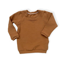 Load image into Gallery viewer, Caramel Ribbed Baby & Children's Jumper • MADE TO ORDER • Kids Top •