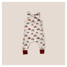 Load image into Gallery viewer, Autumn Rainbows Baby & Children's Romper • ORGANIC • MADE TO ORDER • Kids •