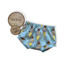 Load image into Gallery viewer, Ice Cream Baby & Children's Bummies • READY TO SHIP • ORGANIC • Kids •