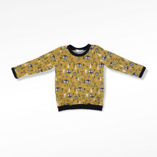 Load image into Gallery viewer, Mustard Bears & Arrows Baby & Children's Lightweight Jumper • MADE TO ORDER • Kids Jumper •