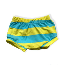Load image into Gallery viewer, Yellow & Blue Striped Bummies • READY TO SHIP •