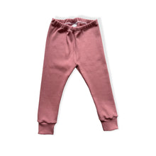 Load image into Gallery viewer, Dusty Pink Ribbed Baby & Children's Leggings • MADE TO ORDER • Kids Leggings •