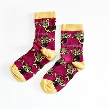 Load image into Gallery viewer, Save The Giraffes Bamboo Socks for Kids • READY TO SHIP •
